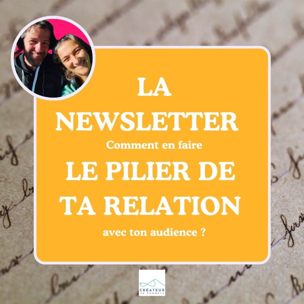 le pilier de ton autorité : le newsletter